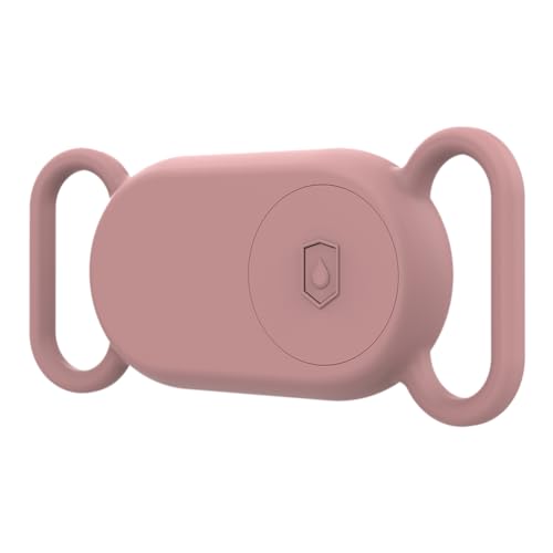 Lovehomily Silikonhülle, wasserdicht, for, schmale Ärmel, Hundehalsband, Halter, staubdicht, weiche Schutzhülle, stoßfest, Kratzfest, for SmartTag2 (Rosa) von Lovehomily