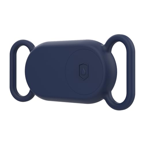 Lovehomily Silikonhülle, wasserdichte Finder-Hülle, Zubehör, Hundehalsband-Halter, staubdicht, Finder-, Locator-Hülle, Anti-Drop, Anti-Kratzer, for SmartTag2 (Dunkelblau) von Lovehomily