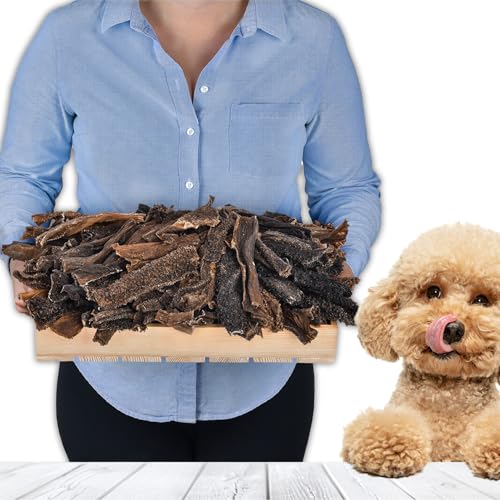 Lamb Tripe for Dogs 1 kg (Approx. 98-102 pcs) | Natural Chews | Air-Dried Grain-Free Treats | Hypoallergenic Low-Fat Snack | Suitable for Barf, Puppies & Adult Dogs von Lovely DOG