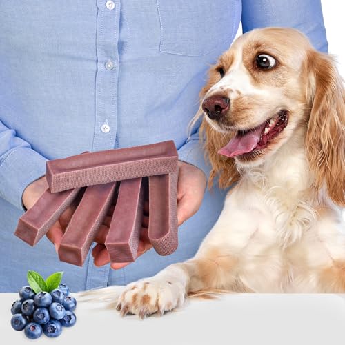 Natürliche Hundekausnacks Größe L – 5er-Pack (je 140 g, insgesamt 700 g) | Käsesnack | Blaubeer-Geschmack | Fettarm | Lang anhaltend | Gesund Natürliche Hundekausnacks Größe L – 5er-Pack (je 140 g, insgesamt 700 g) | Käsesnack | Blaubeer-Geschmack | Fettarm | Lang anhaltend | Gesund von Lovely DOG