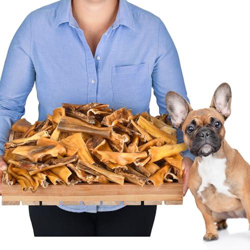 Rinderkopfhaut (5kg) | Hundeleckerli | Kauknochen | Ochsenziemer für Hunde (5 kg (1er Pack)) von Lovely DOG