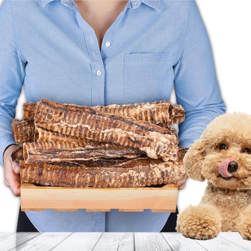 Rinderstrossen 30 cm für Hunde 1 kg (ca. 8 Stück) | Natürlicher Kausnack aus 100% Rind | Zahnpflege & Gelenkunterstützung | ohne Zusatzstoffe von Lovely DOG
