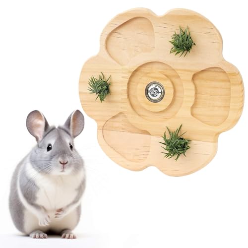 LovelyPaws Chinchilla Chew Toys, Hanging Rotating Solid Wood for Hamster Gnawing Toy, Feeding Interactive Feeding Toy for Totoro, Relaxation Equipment Placed in The Totoro Cage LovelyPaws Chinchilla Chew Toys, Hanging Rotating Solid Wood for Hamster Gnawing Toy, Feeding Interactive Feeding Toy for Totoro, Relaxation Equipment Placed in The Totoro Cage von LovelyPaws