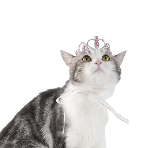 Lovelyshop Haustierserie Rosa Edelstein Strass Hund/Katze Tiara Krone für Kostüm Haarschmuck -kleine Größe Lovelyshop Haustierserie Rosa Edelstein Strass Hund/Katze Tiara Krone für Kostüm Haarschmuck -kleine Größe von Lovelyshop