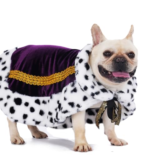 Lovelyshop Pet Serial Lux Fell Katze Hund Umhang für Halloween Kostüme, König Königin Prinz und Prinzessin, Cosplay-M lila Lovelyshop Pet Serial Lux Fell Katze Hund Umhang für Halloween Kostüme, König Königin Prinz und Prinzessin, Cosplay-M lila von Lovelyshop