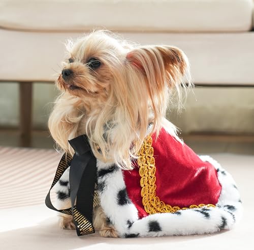 Lovelyshop pet Serial Lux Fell-Umhang für Halloween-Kostüme, Königin und Prinzessin, Cosplay, Größe XS, Rot Lovelyshop pet Serial Lux Fell-Umhang für Halloween-Kostüme, Königin und Prinzessin, Cosplay, Größe XS, Rot von Lovelyshop