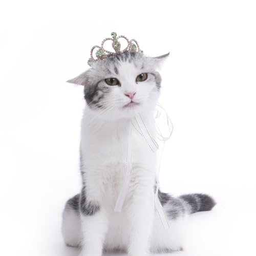 Lovelyshop Pet Serie Grün Edelstein Gold Strass Hund/Katze Tiara Krone für Kostüm Haar Zubehör -kleine Größe Lovelyshop Pet Serie Grün Edelstein Gold Strass Hund/Katze Tiara Krone für Kostüm Haar Zubehör -kleine Größe von Lovelyshop