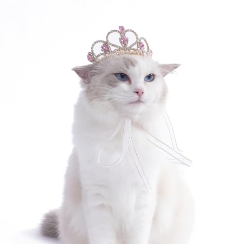 Lovelyshop Pet Serie Rosa Edelstein Gold Strass Hund/Katze Tiara Krone für Kostüm Haar Zubehör -Medium Größe Lovelyshop Pet Serie Rosa Edelstein Gold Strass Hund/Katze Tiara Krone für Kostüm Haar Zubehör -Medium Größe von Lovelyshop