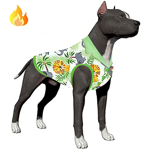 LovinPet Bulldoggen-Pullover für Hunde: Upgrade-Passform, leichte Flanell-Hunde-Winterbekleidung, hautfreundlicher Stoff, Traum-Nilpferd, große Wurftiere, Hundekleidung für große Hunderassen, XL von LovinPet