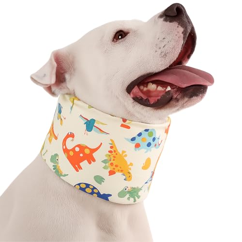 LovinPet Verstellbares Hundehalsband für mittelgroße und große Rassen, weiches Nackenkissen für Leckprävention, Komfort nach Operationen und Wundpflege, passend für die meisten Hunde von LovinPet