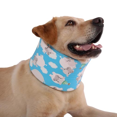 LovinPet Verstellbares Hundehalsband für mittelgroße und große Rassen, weiches Nackenkissen zur Leckprävention, Komfort nach Operationen und Wundpflege, passend für die meisten Hunde LovinPet Verstellbares Hundehalsband für mittelgroße und große Rassen, weiches Nackenkissen zur Leckprävention, Komfort nach Operationen und Wundpflege, passend für die meisten Hunde von LovinPet