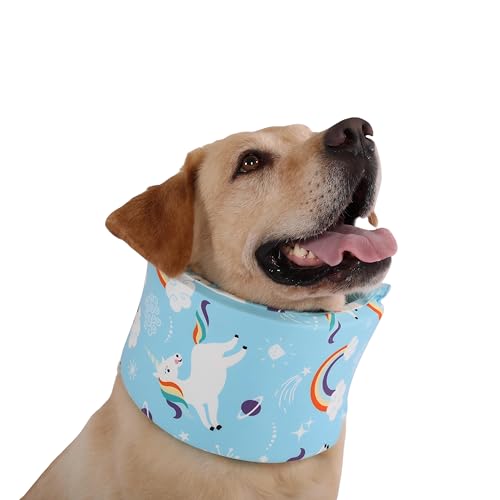 LovinPet Verstellbares Hundehalsband für mittelgroße und große Rassen, weiches Nackenkissen zur Leckprävention, Komfort nach Operationen und Wundpflege, passend für die meisten Hunde LovinPet Verstellbares Hundehalsband für mittelgroße und große Rassen, weiches Nackenkissen zur Leckprävention, Komfort nach Operationen und Wundpflege, passend für die meisten Hunde von LovinPet
