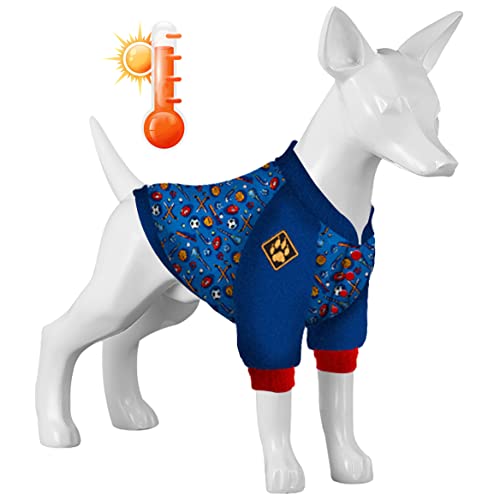 LovinPet f7fa Hundemantel, einfach zu tragen, Sportkleidung, mit mehreren Drucken, mit gemütlichem Hundefutter, warme Winterkleidung für kleine bis große Hunde von LovinPet