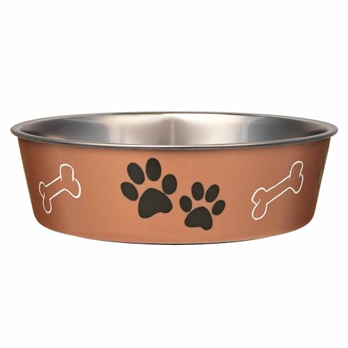 Loving Pets 1781 Metallic Bella Schüssel Dog Bowl, M, 750 ml, Kupfer von Loving Pets