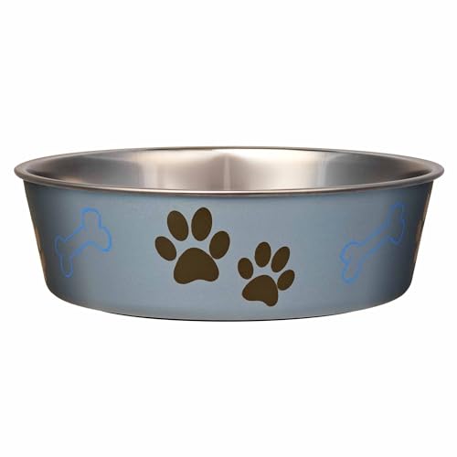 Loving Pets Bella Edelstahl-Hundenapf mit Gummiunterseite für Haustiere von Loving Pets
