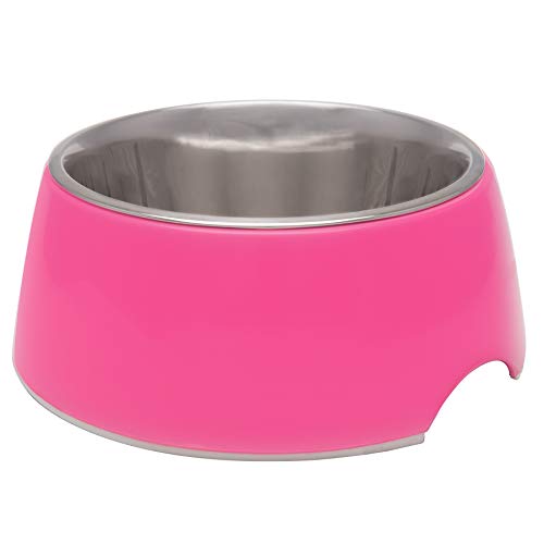 Loving Pets Retro-Schüssel, Medium, hot pink von Loving Pets