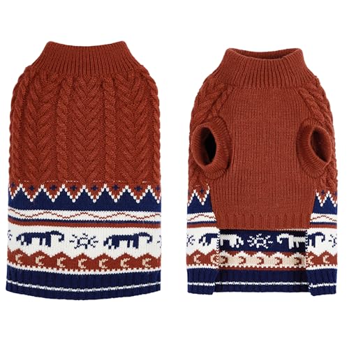 Loyanyy Hundepullover, weich, warm, gestrickt, Katzenpullover, klassisch, dick, niedlicher Winter-Hundepullover für den Winter, Welpen, Kätzchen, Pullover für kleine, mittelgroße Mädchen, Jungen, Loyanyy Hundepullover, weich, warm, gestrickt, Katzenpullover, klassisch, dick, niedlicher Winter-Hundepullover für den Winter, Welpen, Kätzchen, Pullover für kleine, mittelgroße Mädchen, Jungen, von Loyanyy