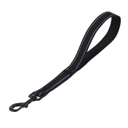 Hundeleine Kurz, 35cm Kurzführer Hund Verkehrsleine für Hunde Leine zur Kontrolle des Hundetrainings Reflektierend Nylon Hundeleine mit Drehhaken aus Metall für Große Mittlere und Kleine Hunde Hundeleine Kurz, 35cm Kurzführer Hund Verkehrsleine für Hunde Leine zur Kontrolle des Hundetrainings Reflektierend Nylon Hundeleine mit Drehhaken aus Metall für Große Mittlere und Kleine Hunde von Lpolkvemelh
