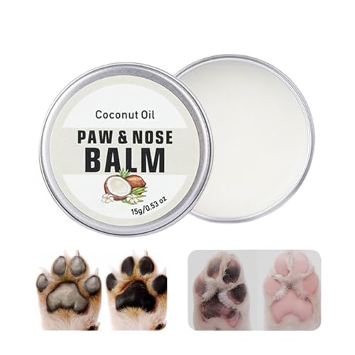 Lpoppcx HundeBalsam - Beruhigende Nasenpflege Für Welpen - Pflegende Creme Für Hunde Und Katzen Bei Trockener Haut Und Rissigen von Lpoppcx