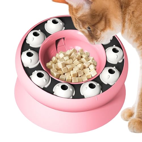 Lpoppcx Langsam Fressender Katzennapf - Drehbarer Futternapf Mit Leckstruktur Für Katzen | Interaktives Fütterungsspiel Fressnapf Bei Schlingen Für Trockenfutter Schnellfresser Langeweile Zuhause Lpoppcx Langsam Fressender Katzennapf - Drehbarer Futternapf Mit Leckstruktur Für Katzen | Interaktives Fütterungsspiel Fressnapf Bei Schlingen Für Trockenfutter Schnellfresser Langeweile Zuhause von Lpoppcx