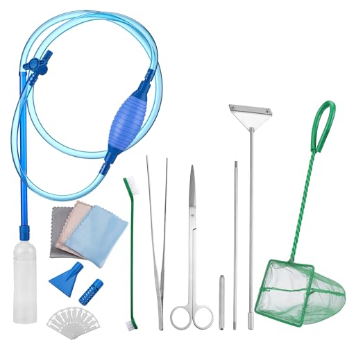 Lpraer 2,6 m Aquarium-Siphon-Staubsauger-Werkzeug-Set für Aquarium, Wasserwechsel, Reinigung von Sand und Kies, kompatibel mit verschiedenen Tankgrößen Lpraer 2,6 m Aquarium-Siphon-Staubsauger-Werkzeug-Set für Aquarium, Wasserwechsel, Reinigung von Sand und Kies, kompatibel mit verschiedenen Tankgrößen von Lpraer