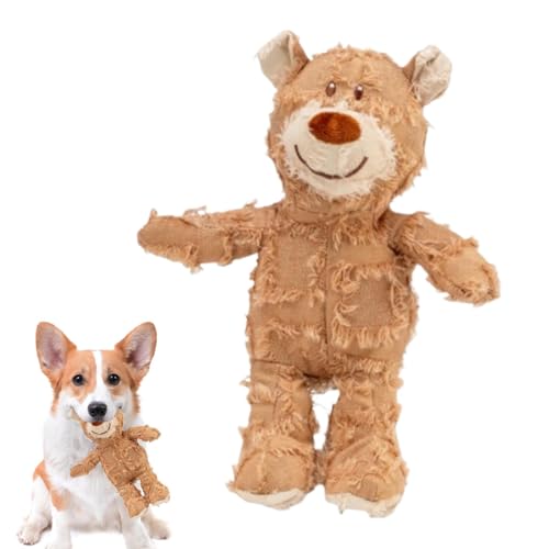 Bärenkauspielzeug, harte Hundespielzeug, quietschendes Haustierspiel im Innen- und Außenbereich, interaktives und anregendes 30 x 10 x 5 cm/11,82 x 3,94 x 1,97 Zoll für Welpen und Erwachsene Hündchen Bärenkauspielzeug, harte Hundespielzeug, quietschendes Haustierspiel im Innen- und Außenbereich, interaktives und anregendes 30 x 10 x 5 cm/11,82 x 3,94 x 1,97 Zoll für Welpen und Erwachsene Hündchen von Lpsdssre
