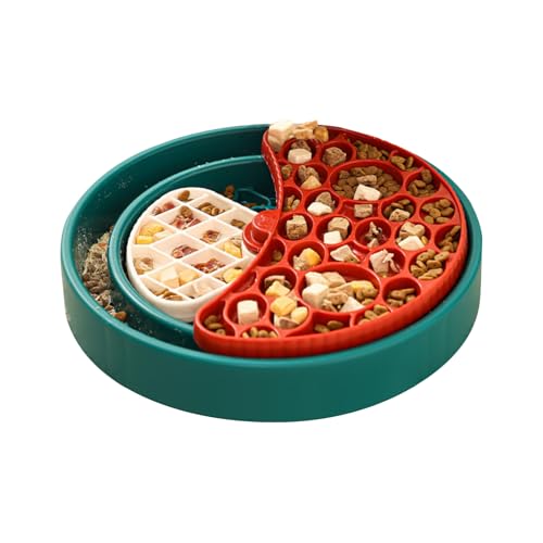 Hund Slow Feeder Bowl, Rotierende Interaktive Hundeschale, Tierfutter-Labyrinth, 360-Grad-rotierendes Design, Nicht Rutschende Basis, Einfach Reinigen Und Zu Warten, 27,5 cm, Für Zu Hause Hund Slow Feeder Bowl, Rotierende Interaktive Hundeschale, Tierfutter-Labyrinth, 360-Grad-rotierendes Design, Nicht Rutschende Basis, Einfach Reinigen Und Zu Warten, 27,5 cm, Für Zu Hause von Lpsdssre
