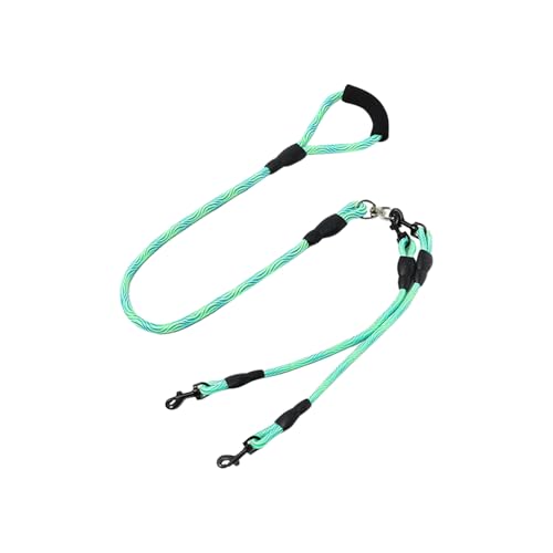 Hundeausbildungsseil, Doppelhund-Wandergurt, Pet Safety Seil, 360-Grad-rotierender Clip, Zuverlässiger Trainingsbegleiter, Anti-Twist, 150 cm, Zum von Lpsdssre