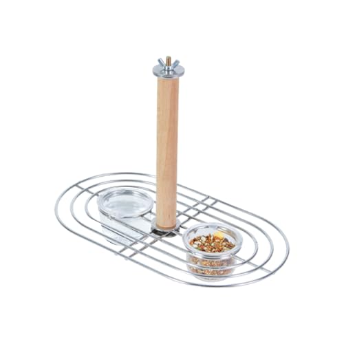 Lpsdssre Cage Aerial Food Bowl, leicht zu reinigen, 24,6 x 14,6 x 16 cm, Barsch-Futtermittel, Vogelzufuhrschalen, wetterfeste, für den Garten des Hinterhofs Terrasse Garten von Lpsdssre