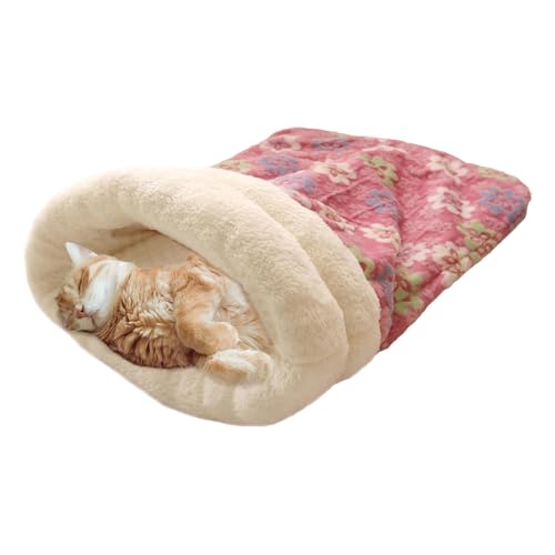 Lpsdssre Katzen-Winterschlafsack, weicher Plüsch-Schlafsack für Haustiere, weicher, warmer Katzen-Winterschlafsack, bequemer Haustier-Kuschelsack für Haustiere Lpsdssre Katzen-Winterschlafsack, weicher Plüsch-Schlafsack für Haustiere, weicher, warmer Katzen-Winterschlafsack, bequemer Haustier-Kuschelsack für Haustiere von Lpsdssre