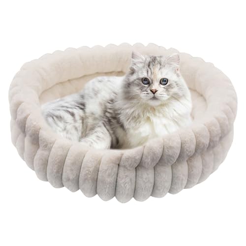 Lpsdssre Katzenbetten | Gemütliches Welpenbett - Kuscheliger Donut Rundform Bett Waschmaschinenfest Für Kätzchen Beruhigend Outdoor Wintereinsatz Schlafplatz Tier Reisen Lpsdssre Katzenbetten | Gemütliches Welpenbett - Kuscheliger Donut Rundform Bett Waschmaschinenfest Für Kätzchen Beruhigend Outdoor Wintereinsatz Schlafplatz Tier Reisen von Lpsdssre