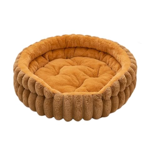 Lpsdssre Plüsch runde Haustierbett, Maschinenwaschbar, 40 x 40 x 15 cm, runde Katzennest, waschbares Hundebett, ruhiger Komfort, für Wohnzimmer im Wohnzimmer Schlafzimmer Wohnwohnheim von Lpsdssre