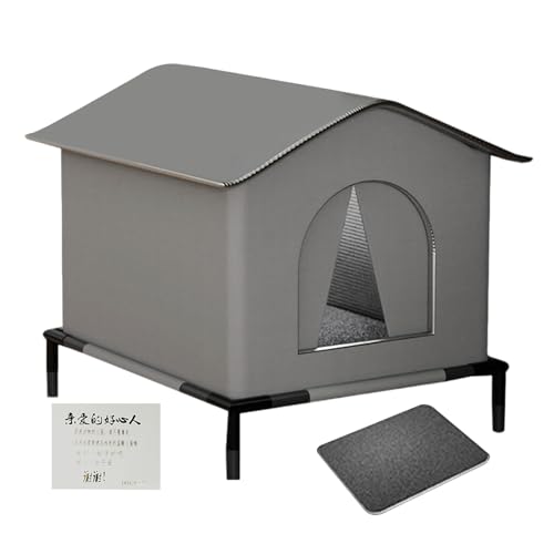 Winter warmes Katzennest, Katzenhaus im Freien, wetterfestes Tierheim, einfaches Setup, Allzweckplatzierung, 40x33x33 cm, für Gartengarten im Terrassen Garten Rasenhof Winter warmes Katzennest, Katzenhaus im Freien, wetterfestes Tierheim, einfaches Setup, Allzweckplatzierung, 40x33x33 cm, für Gartengarten im Terrassen Garten Rasenhof von Lpsdssre