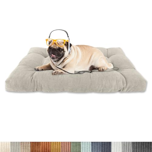Lsjoaw Orthopädisches Hundebett 135x80x15cm Cordstoff Dog Bed Kleine Hundesofa Plüsch Hundekissen Grosse Hunde Hundecouch rutschfest Unterseite Mittelgroße Hundekörbchen Hellgrau Lsjoaw Orthopädisches Hundebett 135x80x15cm Cordstoff Dog Bed Kleine Hundesofa Plüsch Hundekissen Grosse Hunde Hundecouch rutschfest Unterseite Mittelgroße Hundekörbchen Hellgrau von Lsjoaw