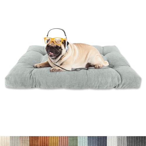 Lsjoaw Orthopädisches Hundebett 140x110x6cm Cordstoff Dog Bed Kleine Hundesofa Plüsch Hundekissen Grosse Hunde Hundecouch rutschfest Unterseite Mittelgroße Hundekörbchen MintgrüN Lsjoaw Orthopädisches Hundebett 140x110x6cm Cordstoff Dog Bed Kleine Hundesofa Plüsch Hundekissen Grosse Hunde Hundecouch rutschfest Unterseite Mittelgroße Hundekörbchen MintgrüN von Lsjoaw