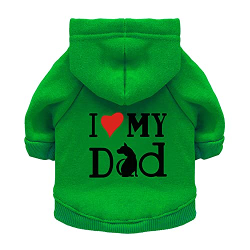 LtuzPet Haustier-Sweatshirt, Hunde-Kapuzenpullover mit Fleece, Katzen-Kapuze, Hundepullover mit Hut für kleine, mittelgroße Rassen LtuzPet Haustier-Sweatshirt, Hunde-Kapuzenpullover mit Fleece, Katzen-Kapuze, Hundepullover mit Hut für kleine, mittelgroße Rassen von LtuzPet
