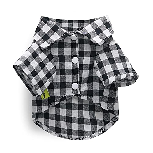 LtuzPet Hunde-/Katzen-Shirt, kariert, für kleine Welpen, Katzen LtuzPet Hunde-/Katzen-Shirt, kariert, für kleine Welpen, Katzen von LtuzPet