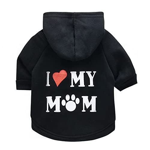 LtuzPet Hunde-Kapuzenpullover mit Kapuze, für kleine Hunde, Katzen, Fleece, Sweatshirt mit Hut von LtuzPet