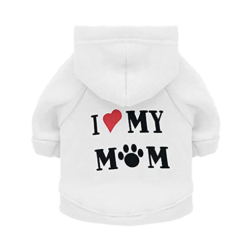 LtuzPet Hunde-Kapuzenpullover mit Kapuze, für kleine Hunde, Katzen, Fleece, Sweatshirt mit Hut von LtuzPet
