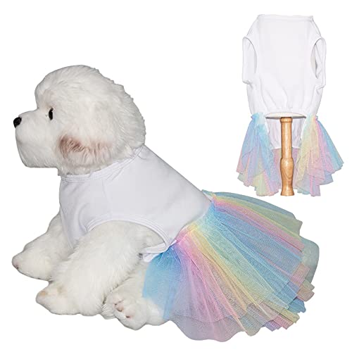 LtuzPet Hundehemd Kleid Gaze Tutu Weste Bekleidung Rock Kleidung Haustier Welpen Prinzessin Kleidung für Hunde und Katzen von LtuzPet