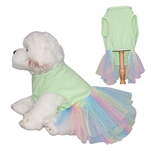 LtuzPet Hundehemd Kleid Gaze Tutu Weste Bekleidung Rock Kleidung Haustier Welpen Prinzessin Kleidung für Hunde und Katzen von LtuzPet