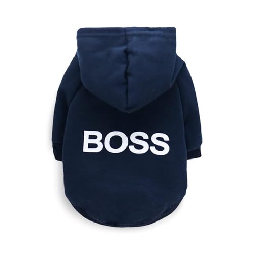 LtuzPet Hund Hoodie Boss Druck Hund Pullover Weiche Fleece Haustier Kleidung Warme Hund Jacke Mantel LtuzPet Hund Hoodie Boss Druck Hund Pullover Weiche Fleece Haustier Kleidung Warme Hund Jacke Mantel von LtuzPet