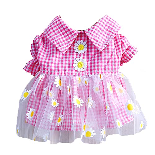 LtuzPet Modisches Hundekleid für Haustiere, Katzen, Kleidung, Sommerkleid, Hundekleid, Katzen-Tutu-Kleid, kariert, Blumenmuster LtuzPet Modisches Hundekleid für Haustiere, Katzen, Kleidung, Sommerkleid, Hundekleid, Katzen-Tutu-Kleid, kariert, Blumenmuster von LtuzPet