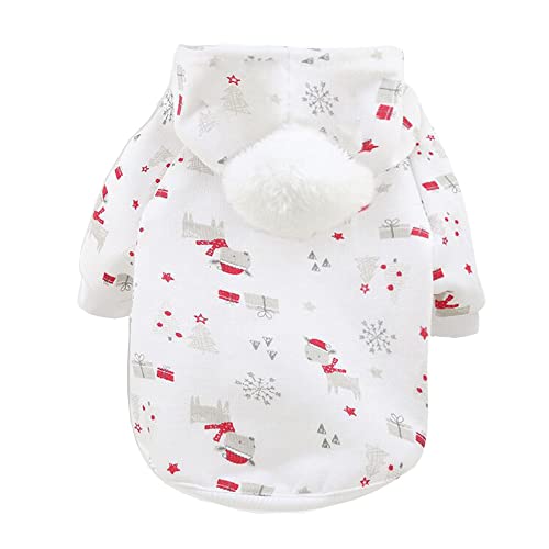 LtuzPet Pet Custumes Hundepullover Katzen-Sweatshirt mit Hut Weihnachten Haustier Pullover oder kleine Katzen Hunde LtuzPet Pet Custumes Hundepullover Katzen-Sweatshirt mit Hut Weihnachten Haustier Pullover oder kleine Katzen Hunde von LtuzPet