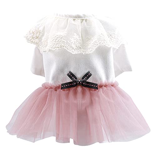 LtuzPet Pet Princess Kleid Hund Sommerkleid Haustier Hund Katzen Tutu Kleid Shirt für kleine Hunde LtuzPet Pet Princess Kleid Hund Sommerkleid Haustier Hund Katzen Tutu Kleid Shirt für kleine Hunde von LtuzPet