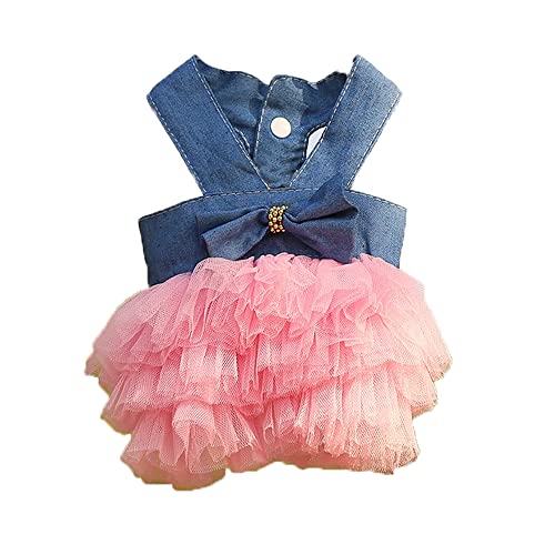 LtuzPet Tutu-Kleid für Hunde und Katzen, gestreift, Gaze-Kleid, Sommerkleid, Katze, Hundekleidung LtuzPet Tutu-Kleid für Hunde und Katzen, gestreift, Gaze-Kleid, Sommerkleid, Katze, Hundekleidung von LtuzPet