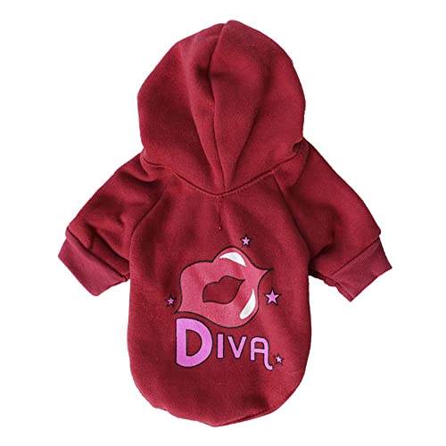 LtuzPet Warmes Hunde-Kapuzenpullover mit Hut, Katzen-Overall, Kleidung, Haustier-Fleece-Kleidung LtuzPet Warmes Hunde-Kapuzenpullover mit Hut, Katzen-Overall, Kleidung, Haustier-Fleece-Kleidung von LtuzPet
