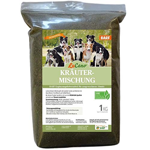 LuCano 1 kg Barf Kräuter - Mischung | Futterergänzung für Hunde LuCano 1 kg Barf Kräuter - Mischung | Futterergänzung für Hunde von LuCano