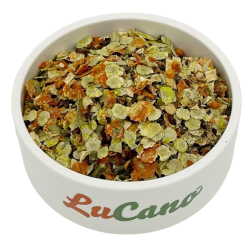 10 kg LuCano Gemüseflocken Mix für Hunde | Barf Ergänzungsfutter | Gemüsemischung | Trockengemüse von LuCano