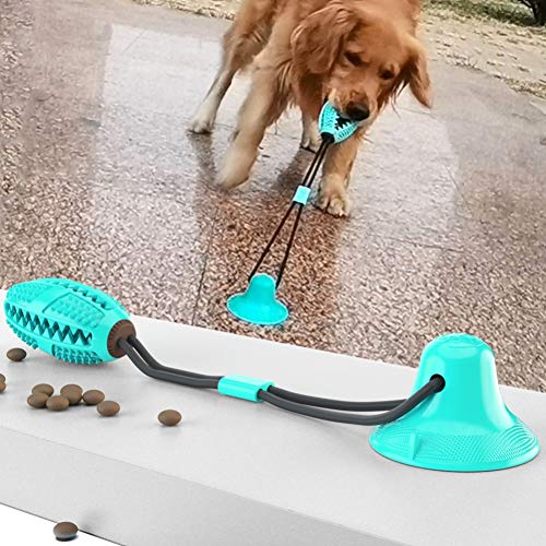 LuGez Hundespielzeug for Backenzahnbiss for Hunde, Gummikauspielzeug mit Ball for Reinigen der Zähne, Hundebeißspielzeug mit Saugnapf/1402 LuGez Hundespielzeug for Backenzahnbiss for Hunde, Gummikauspielzeug mit Ball for Reinigen der Zähne, Hundebeißspielzeug mit Saugnapf/1402 von LuGez